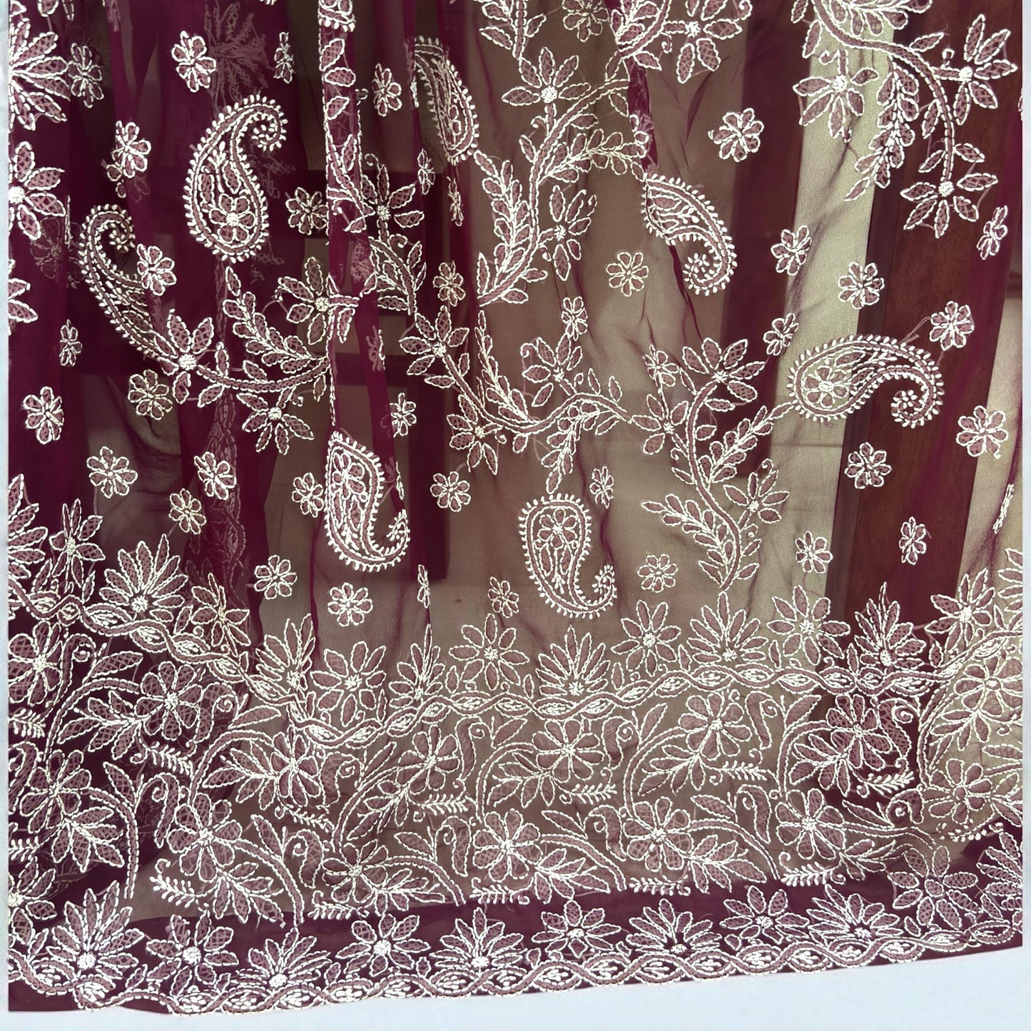 Tepchi Chikankari Saree